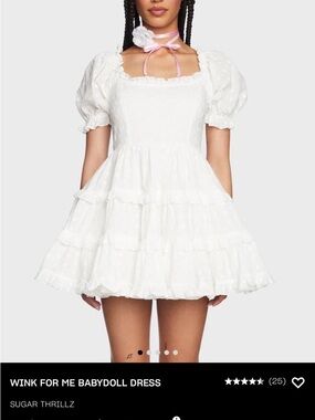 Sugar Thrillz Wink For Me Babydoll Dress